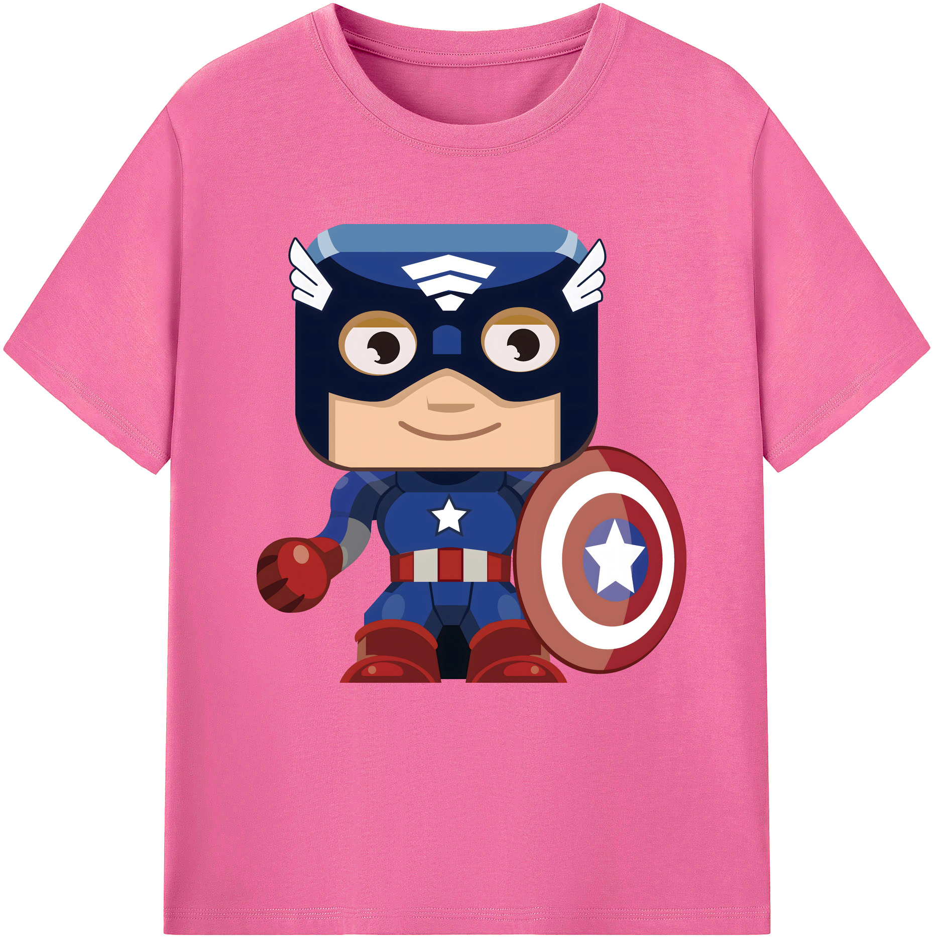 （画像用） アベンジャーズ The Avengers レディースカジュアルプリントTシャツ（綿100％）